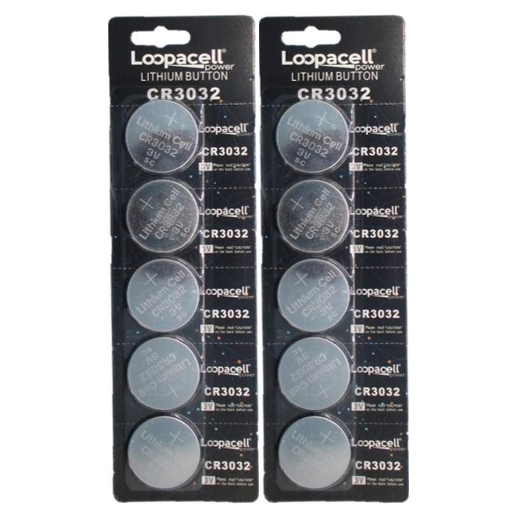 Baterías de Litio CR3032 Loopacell 3V - Paquete de 5 Unidades