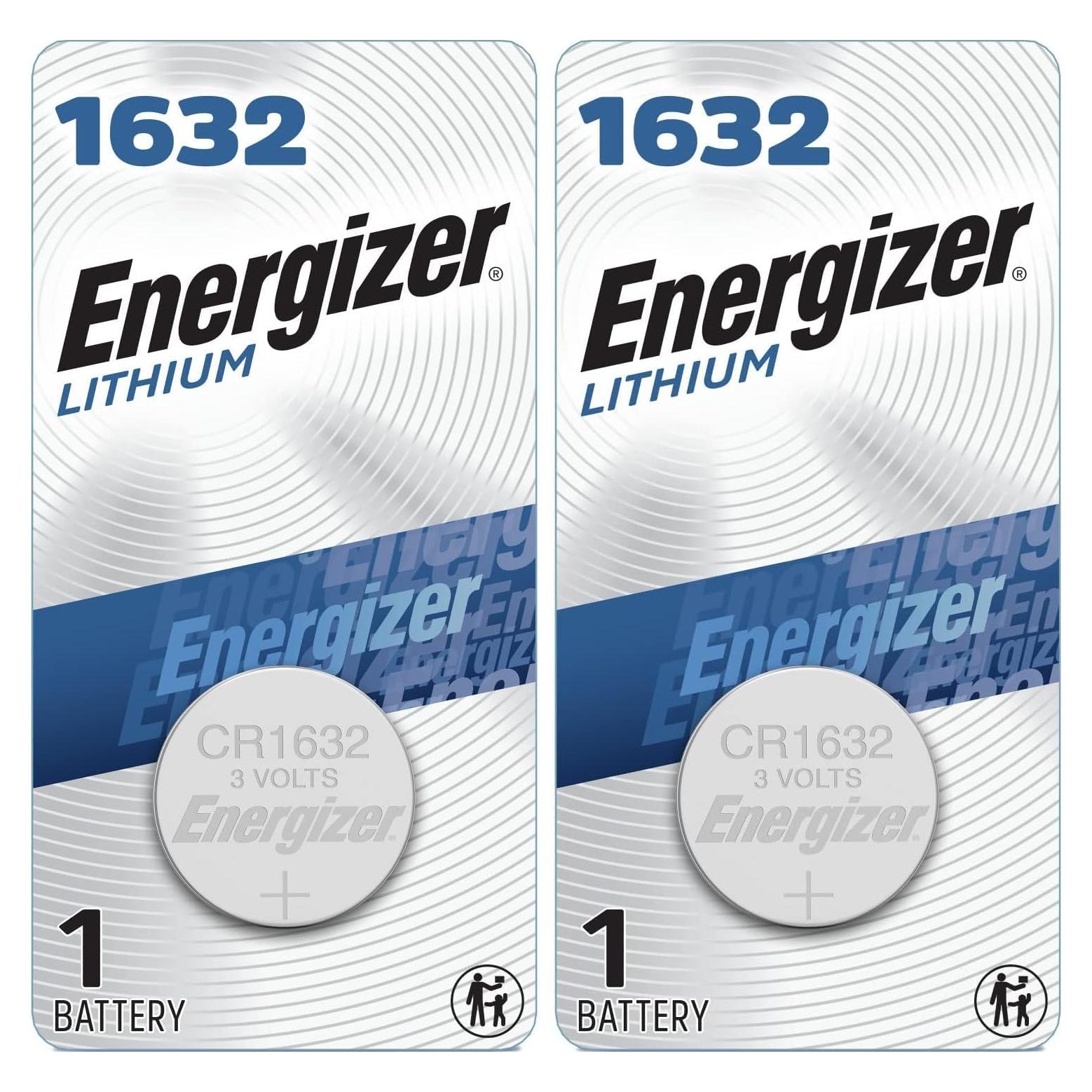 Batería de Moneda de Litio Energizer 1632 - Paquete de 2