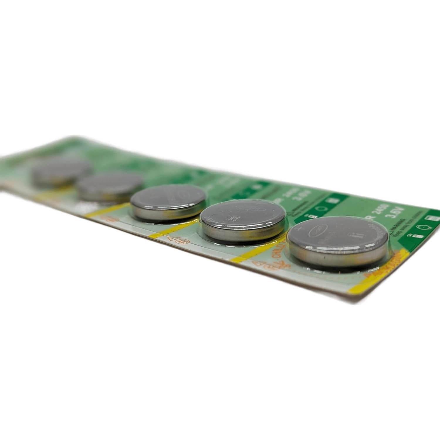 Baterías Li-Ion LIR2450 Milestock 5 Piezas 120mAh 3.6V