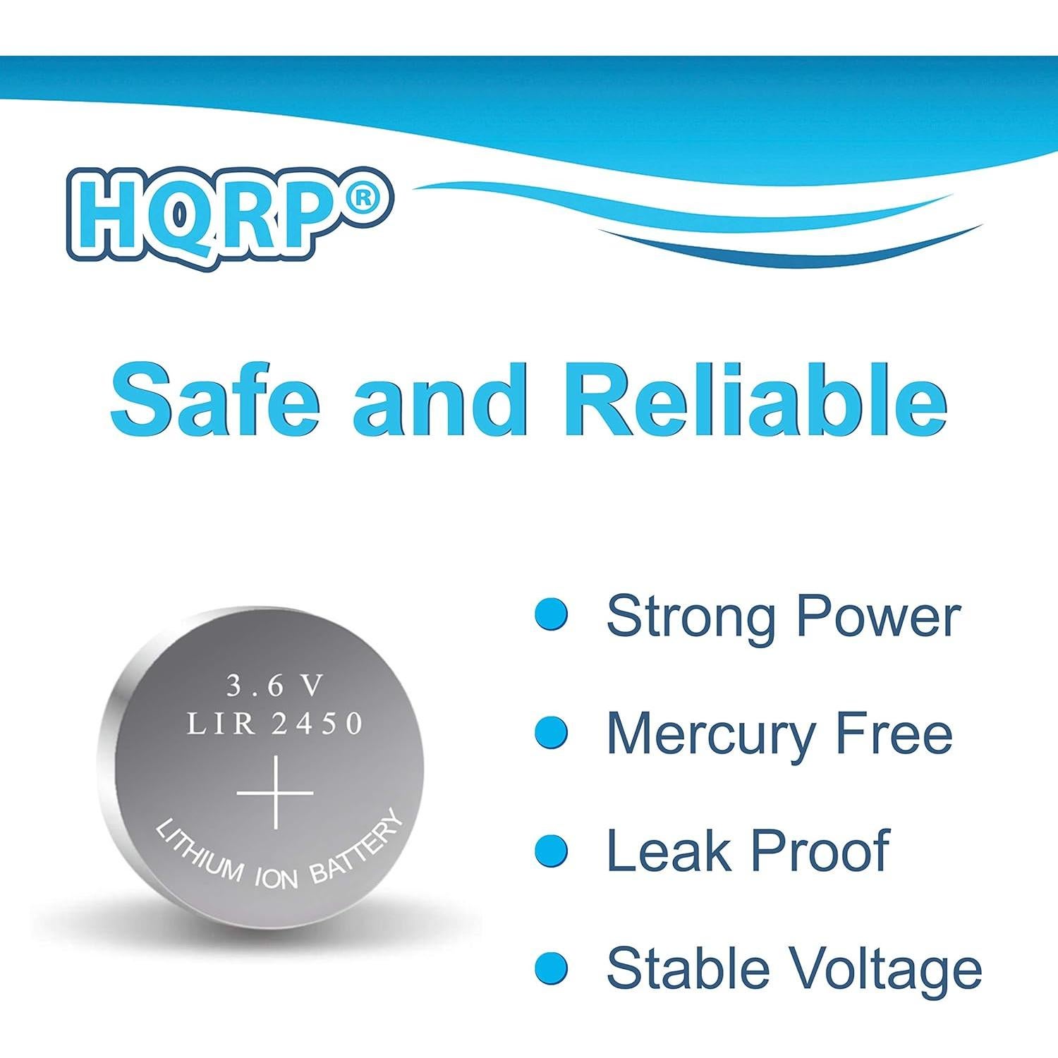 Baterías Recargables HQRP de 3.6V para LIR2450 y Casco Miller