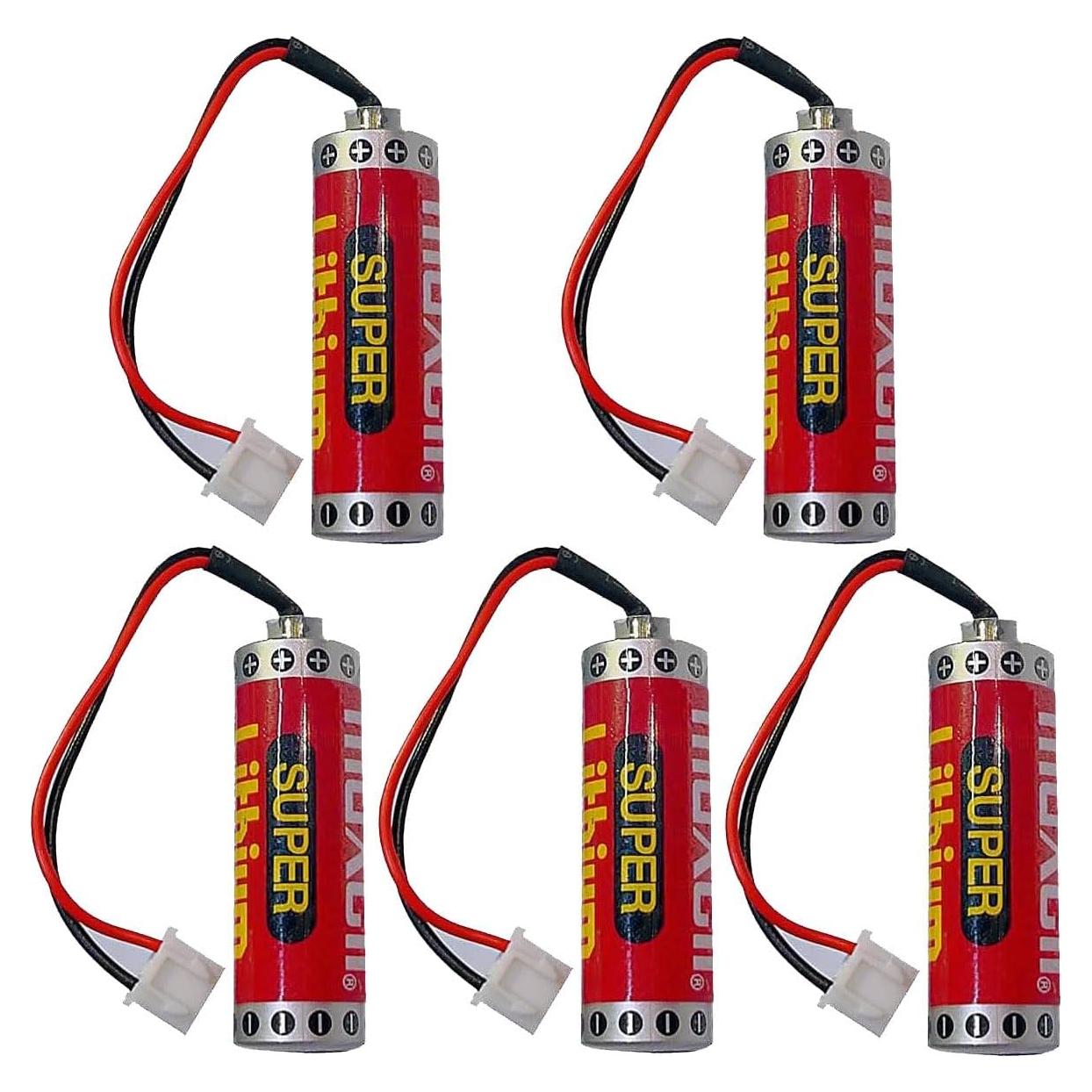 Paquete de 5 Baterías MAXELL ER6C AA 3.6V 1800mAh Litio