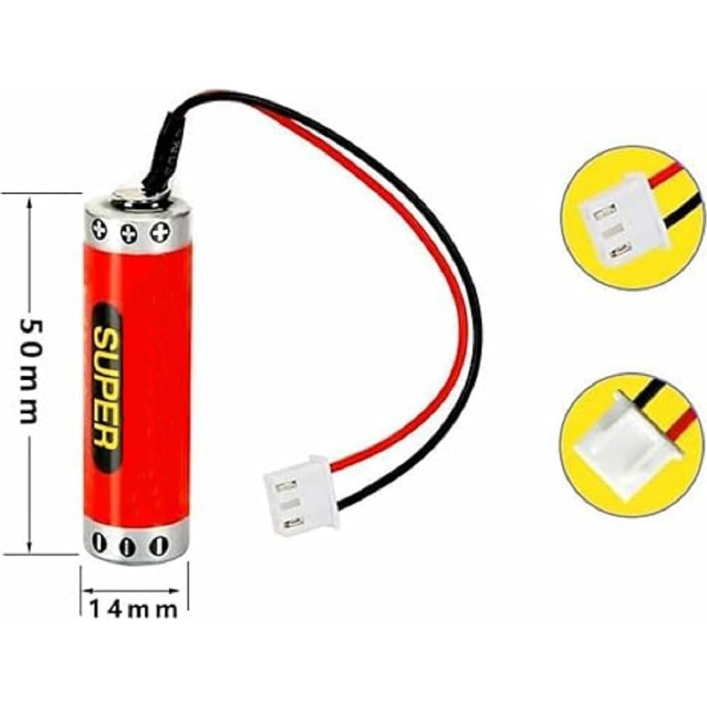 Paquete de 5 Baterías ER6C AA 3.6V 1800mAh Bucadu