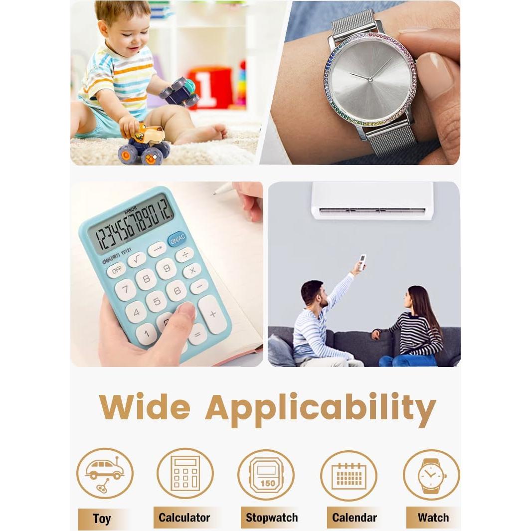 Paquete de 20 Baterías LR44 Alcalinas Vtreneg 1.5V para Juguetes