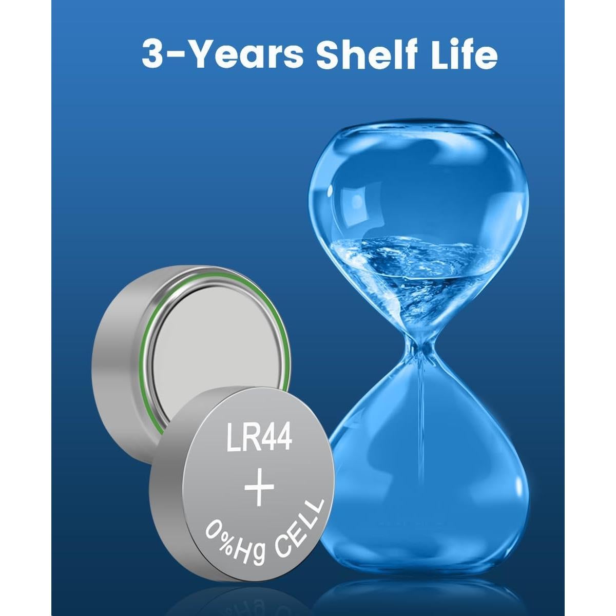 Paquete de 20 Baterías LR44 Alcalinas Vtreneg 1.5V para Juguetes