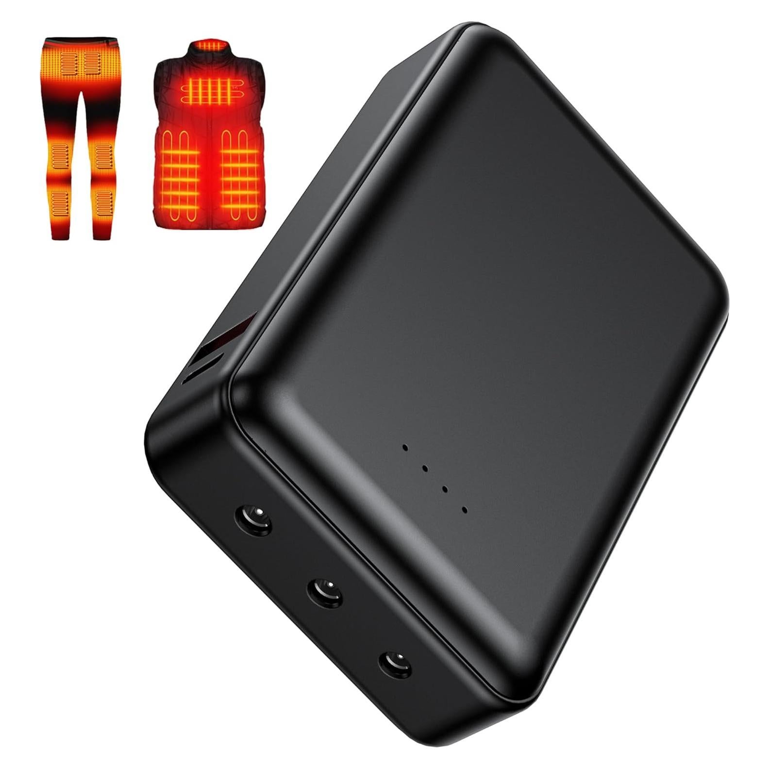 Batería Recargable 10000mAh 7.4V para Ropa Calefaccionada