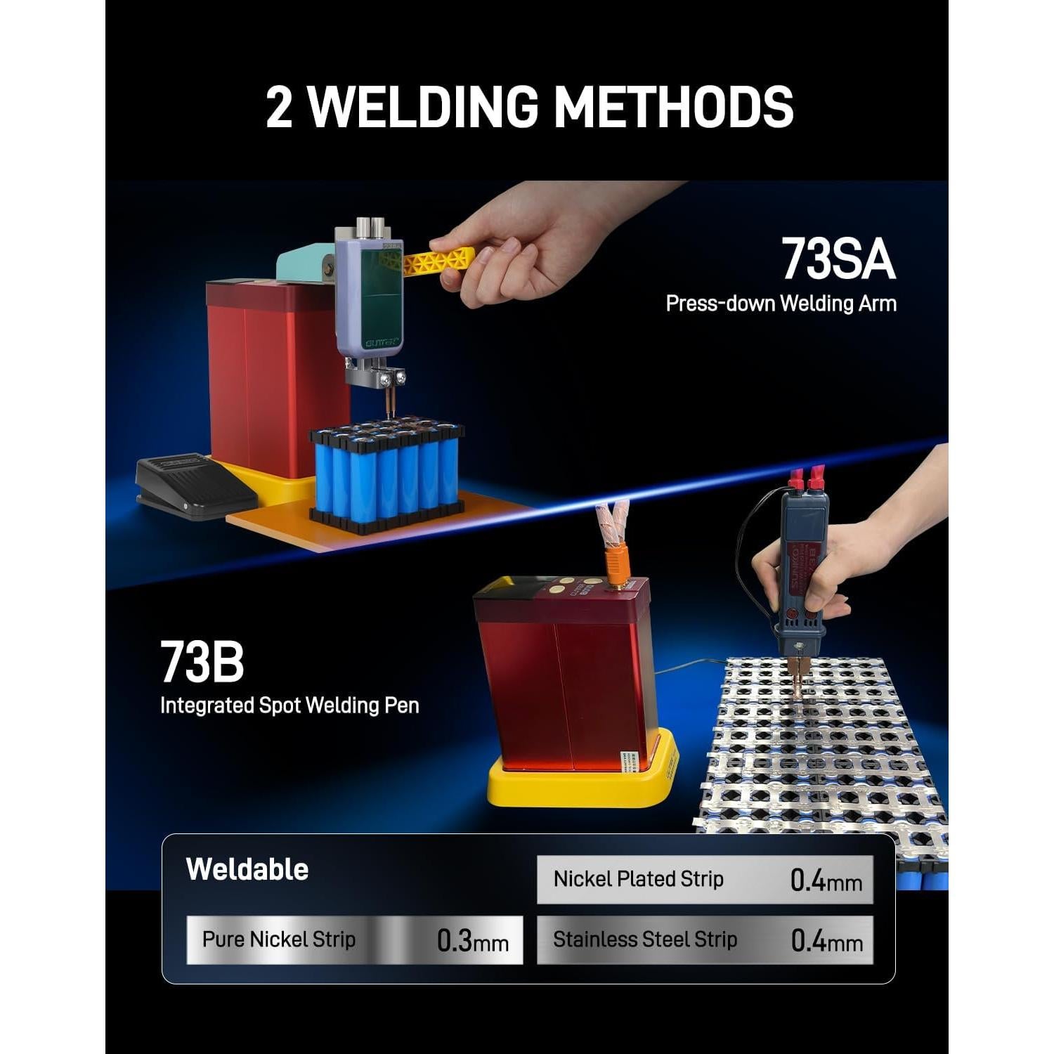 Soldador de Puntos Glitter 801D 14500W 3.81kg Automático