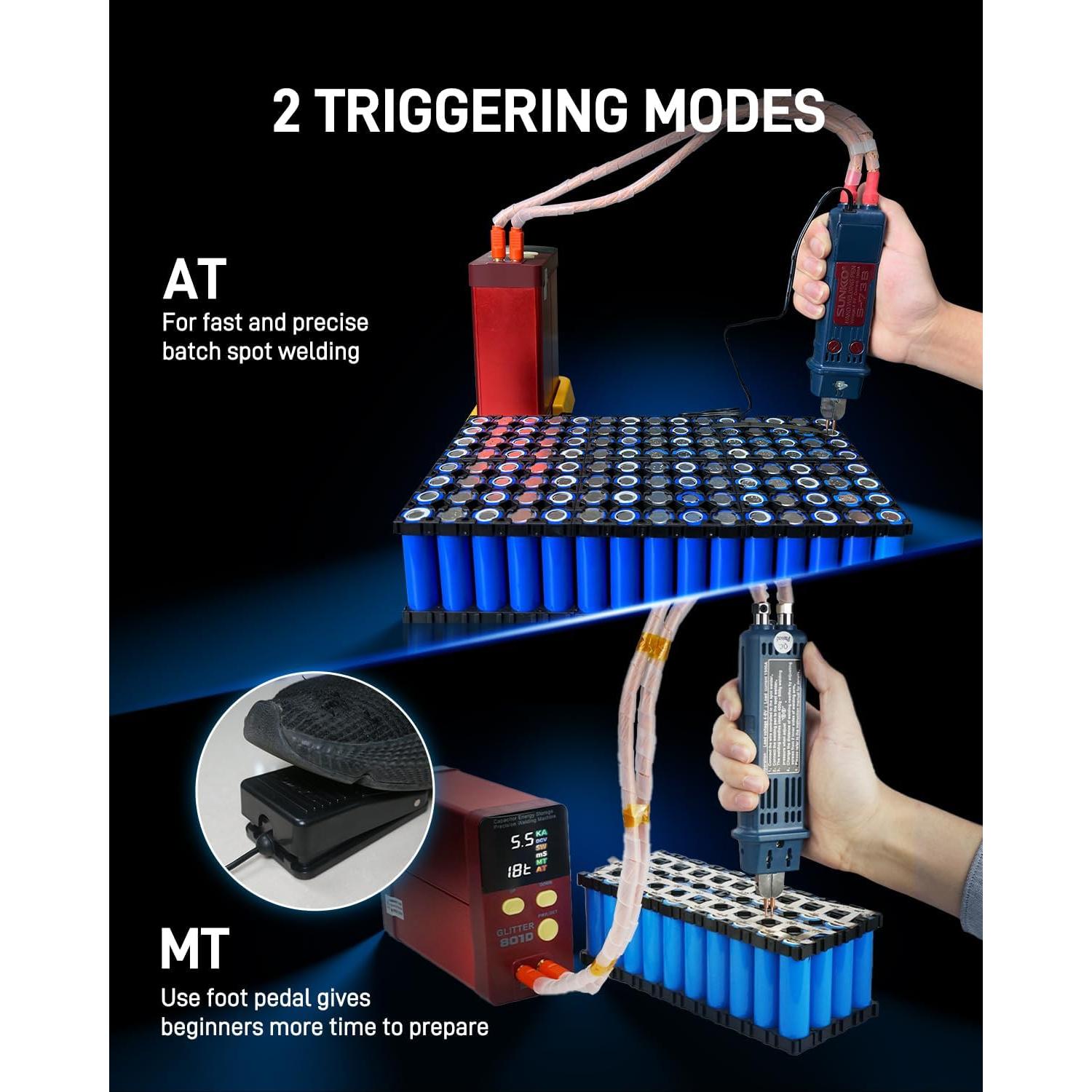 Soldador de Puntos Glitter 801D 14500W 3.81kg Automático