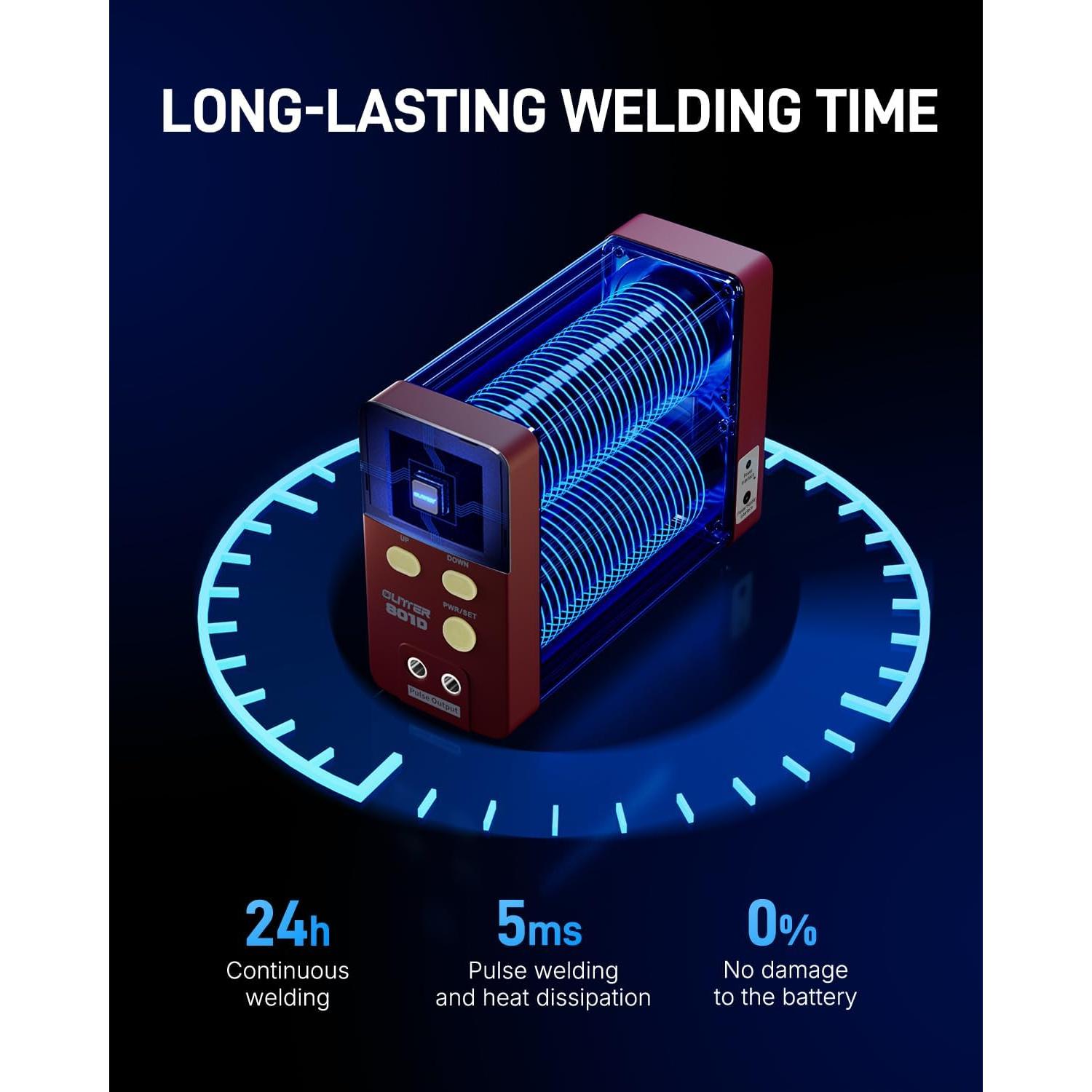 Soldador de Puntos Glitter 801D 14500W 3.81kg Automático