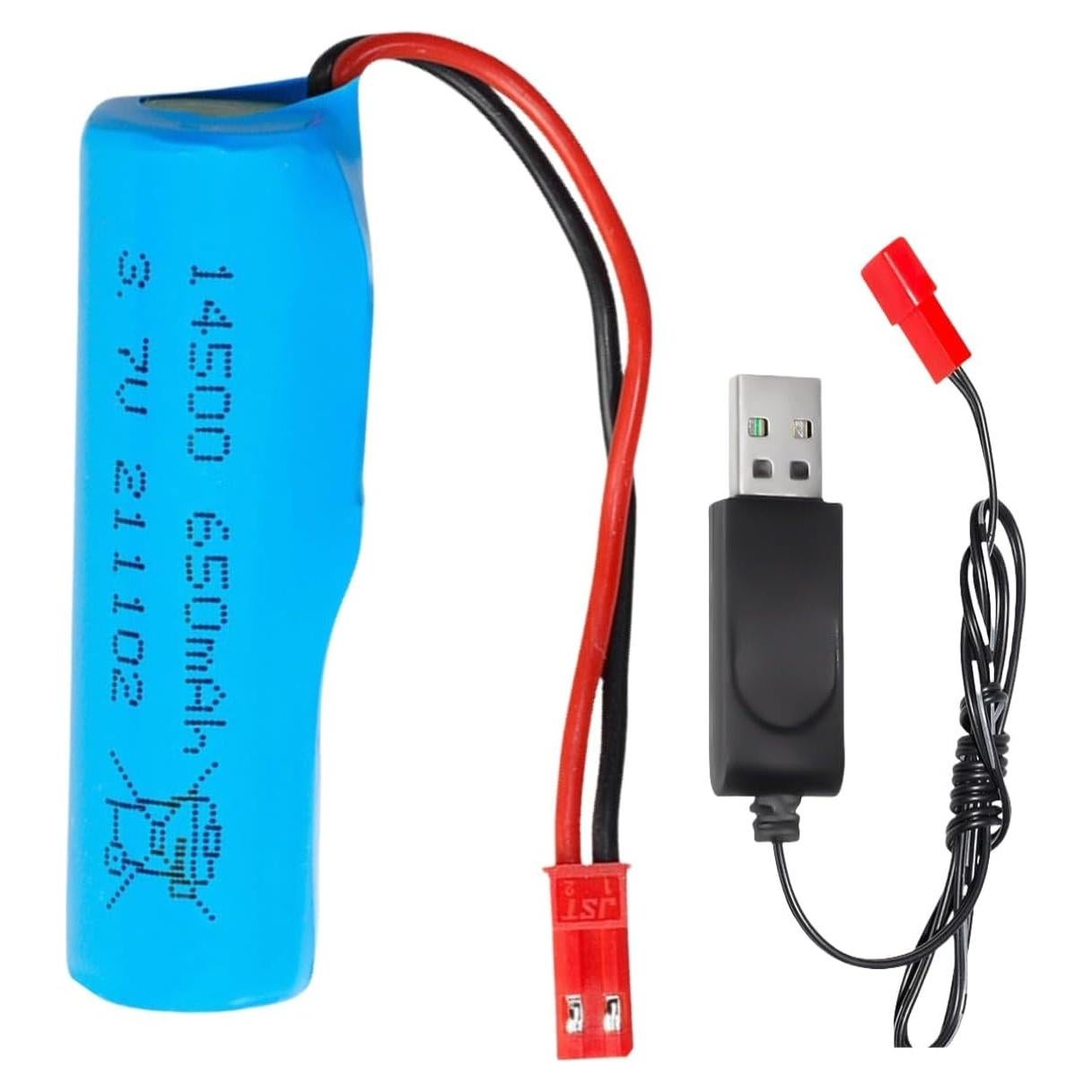 Batería recargable Li-ion 3.7V 650mAh JST para RC