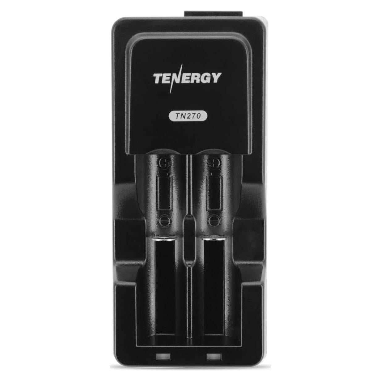 Cargador Rápido Tenergy TN270 para Baterías Li-ion 18650/14500