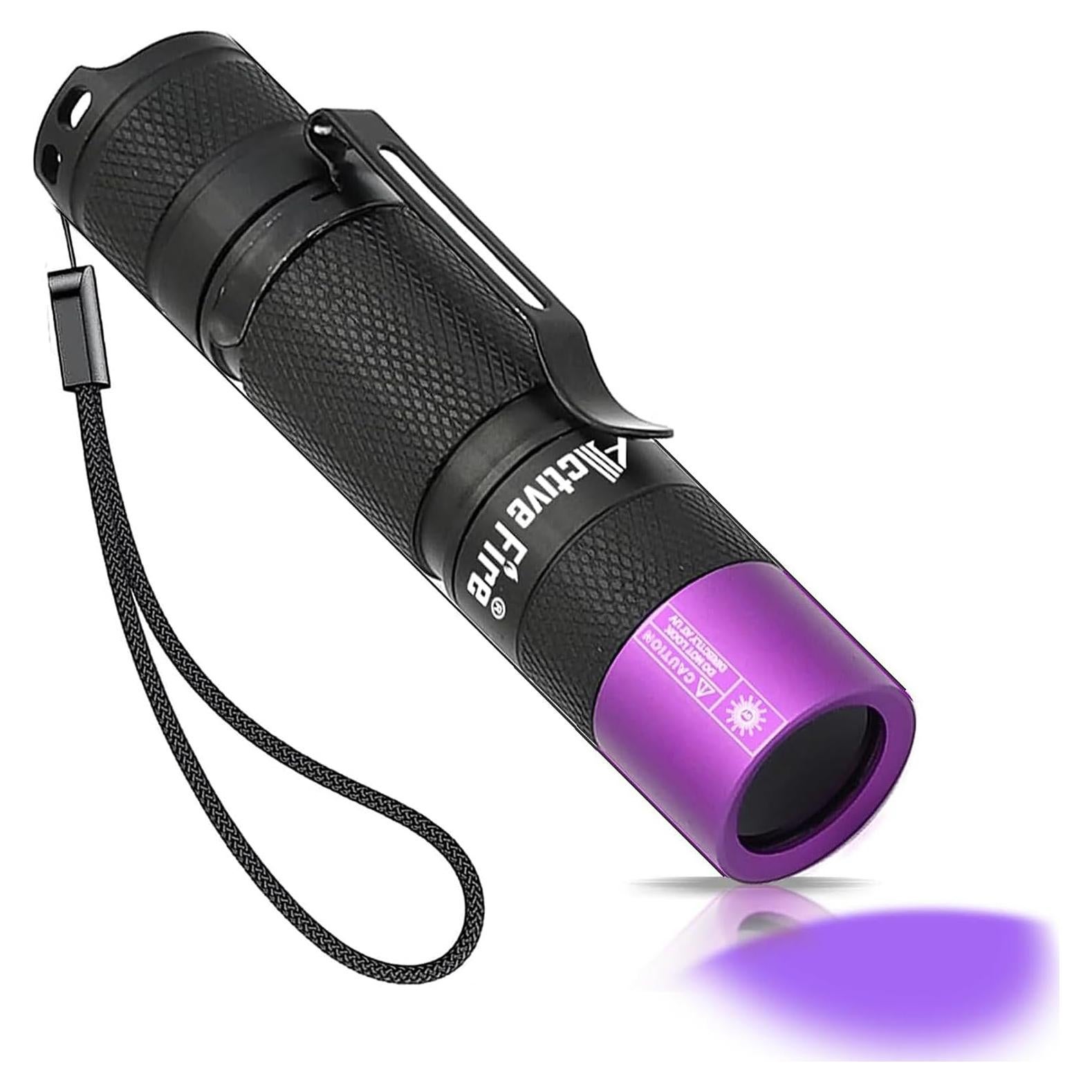 Linterna UV 365nm ACTIVEFIRE Mini para Detección de Orina