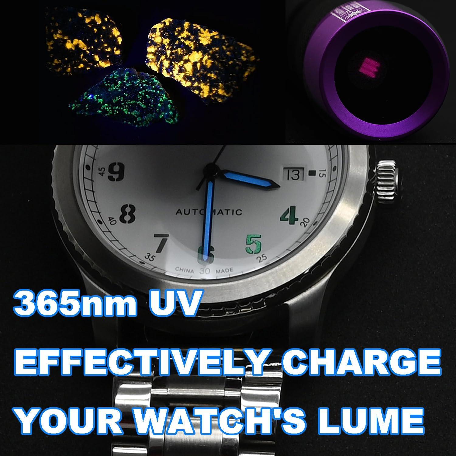 Linterna UV 365nm ACTIVEFIRE Mini para Detección de Orina