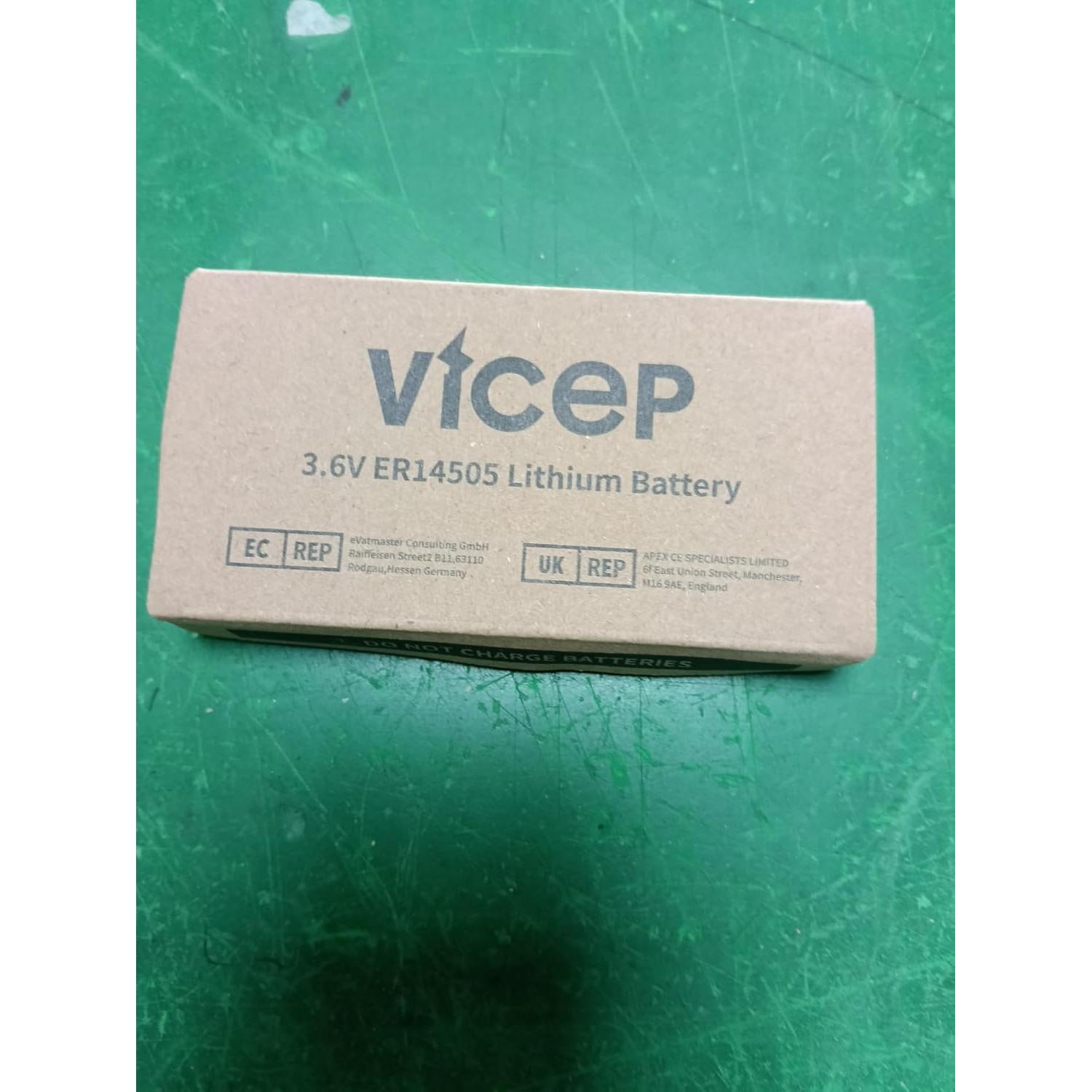 Paquete de 6 Baterías ER14505 3.6V AA Litio 2700mAh ViCep