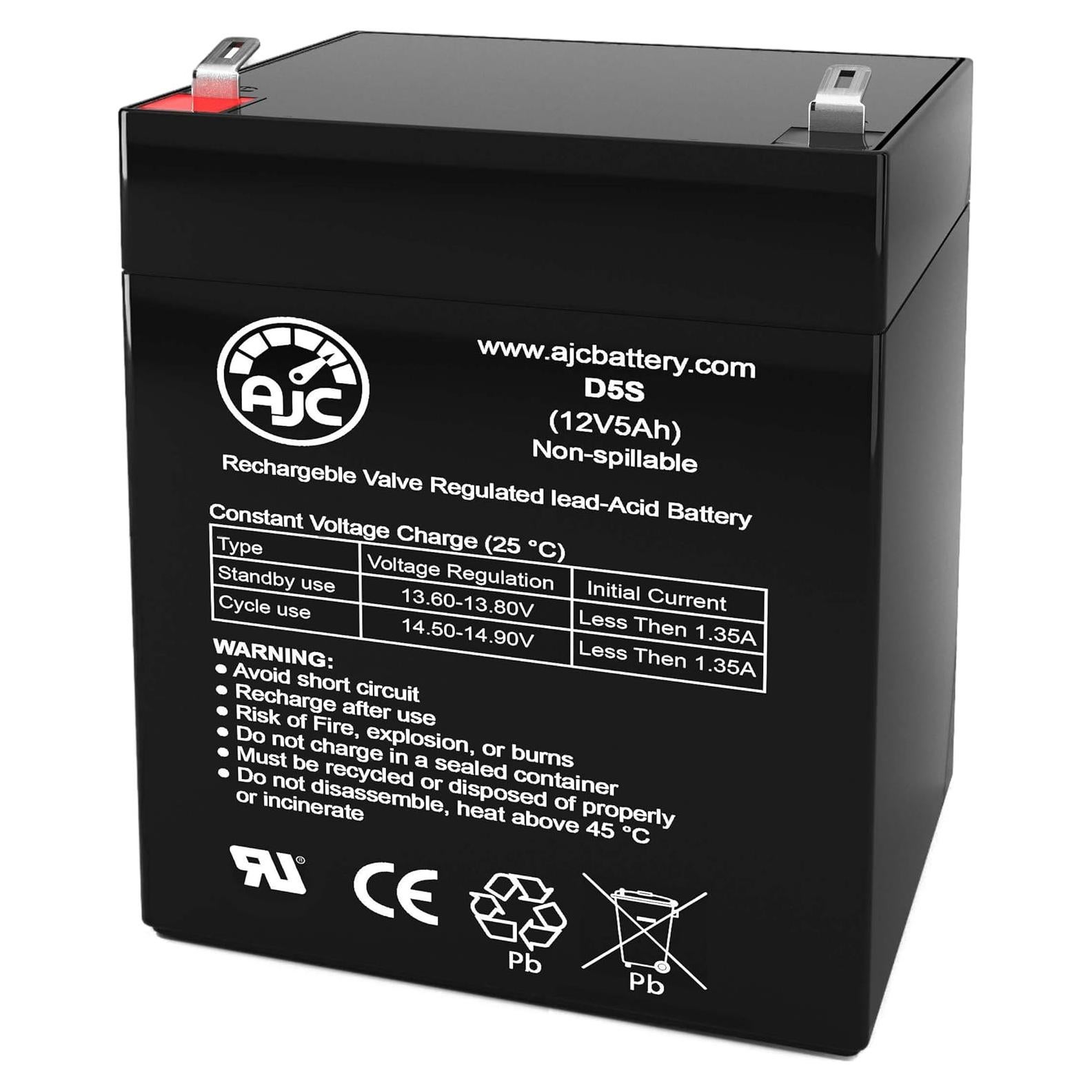 Batería AJC 12V 5Ah Compatible ION Audio Explorer iPA23B