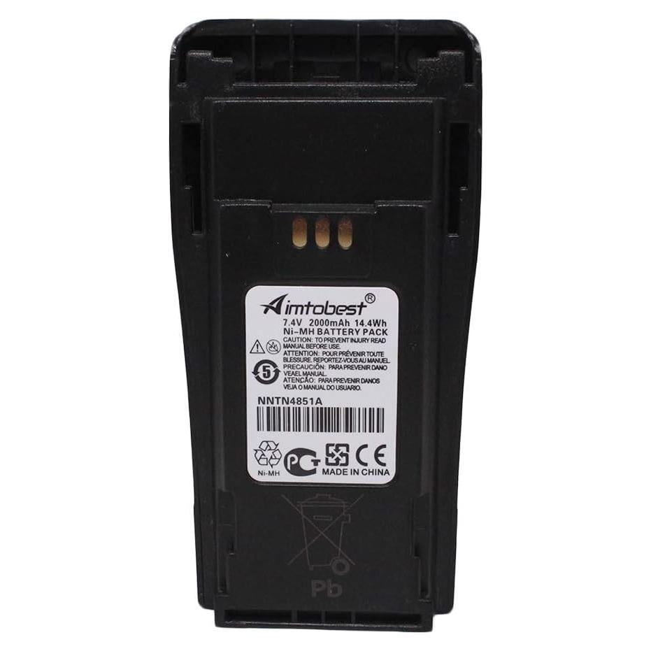 Batería recargable Ni-MH Aimtobest 2000mAh para Motorola