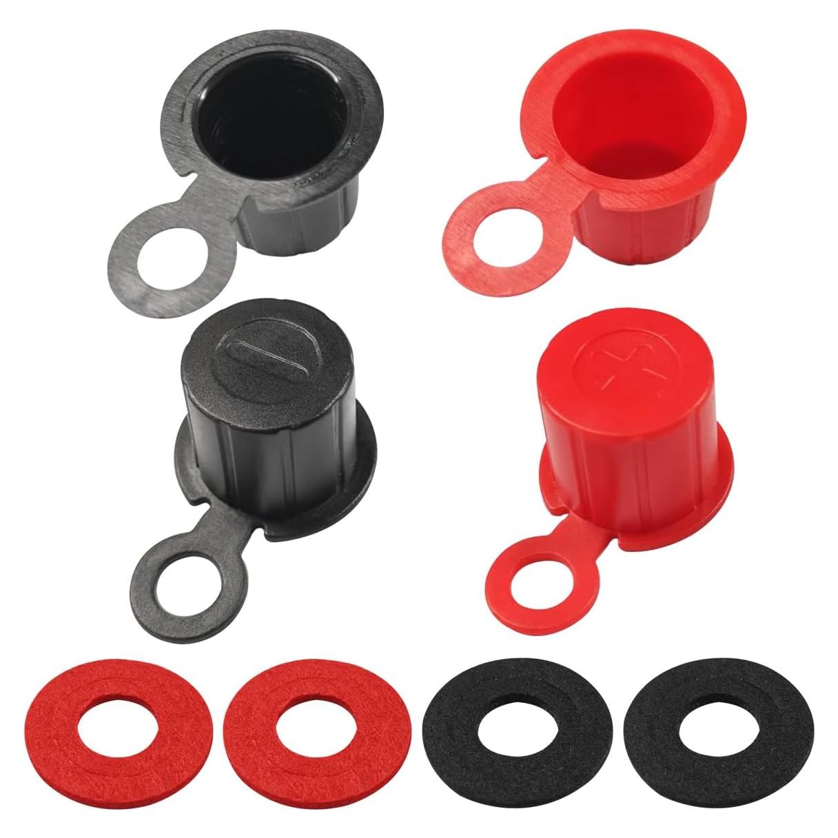 Cubierta de Terminal de Batería UHANBUT 4PCS Aislante Universal