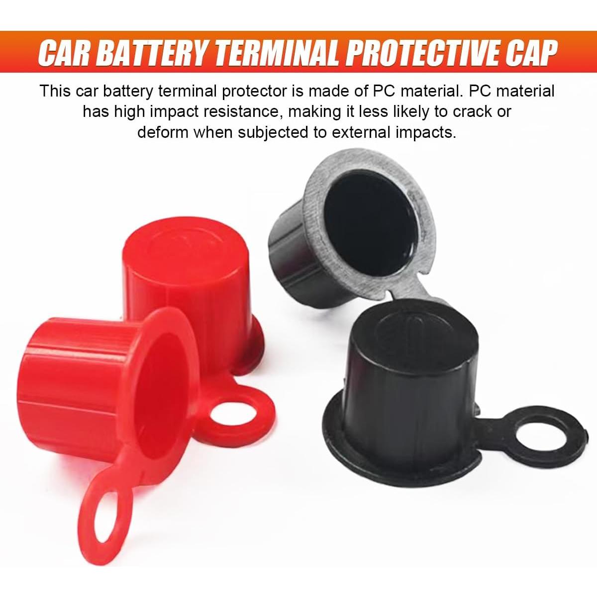 Cubierta de Terminal de Batería UHANBUT 4PCS Aislante Universal