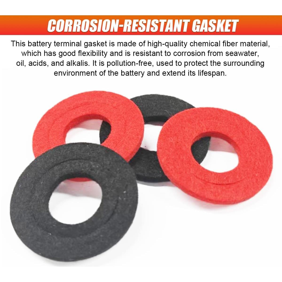 Cubierta de Terminal de Batería UHANBUT 4PCS Aislante Universal