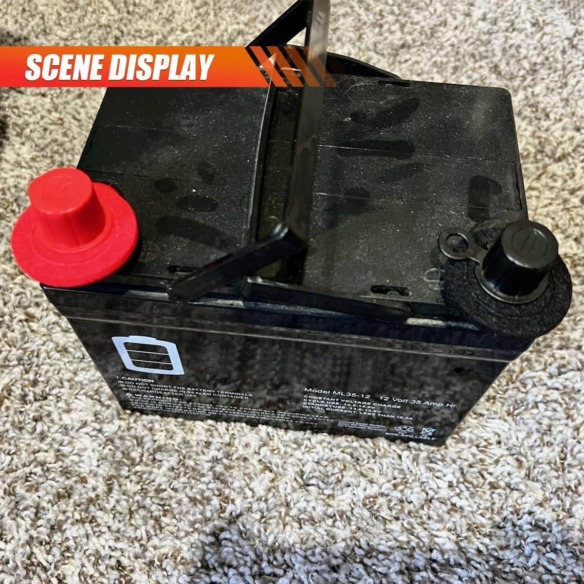 Cubierta de Terminal de Batería UHANBUT 4PCS Aislante Universal