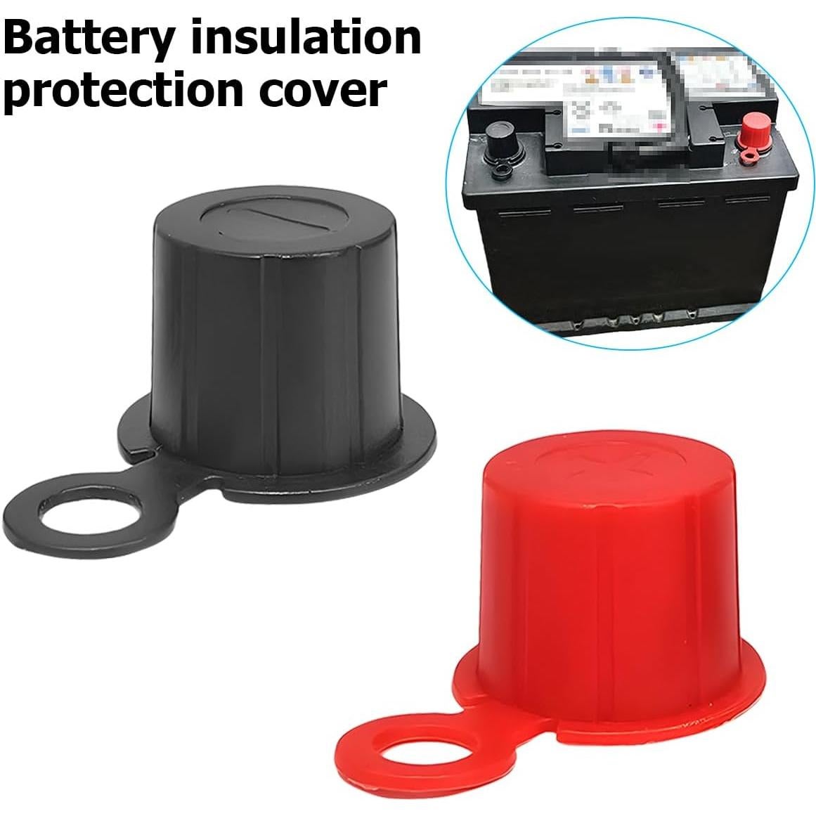 Cubierta de Terminal de Batería Mandark, 4PCS, Aislante Universal