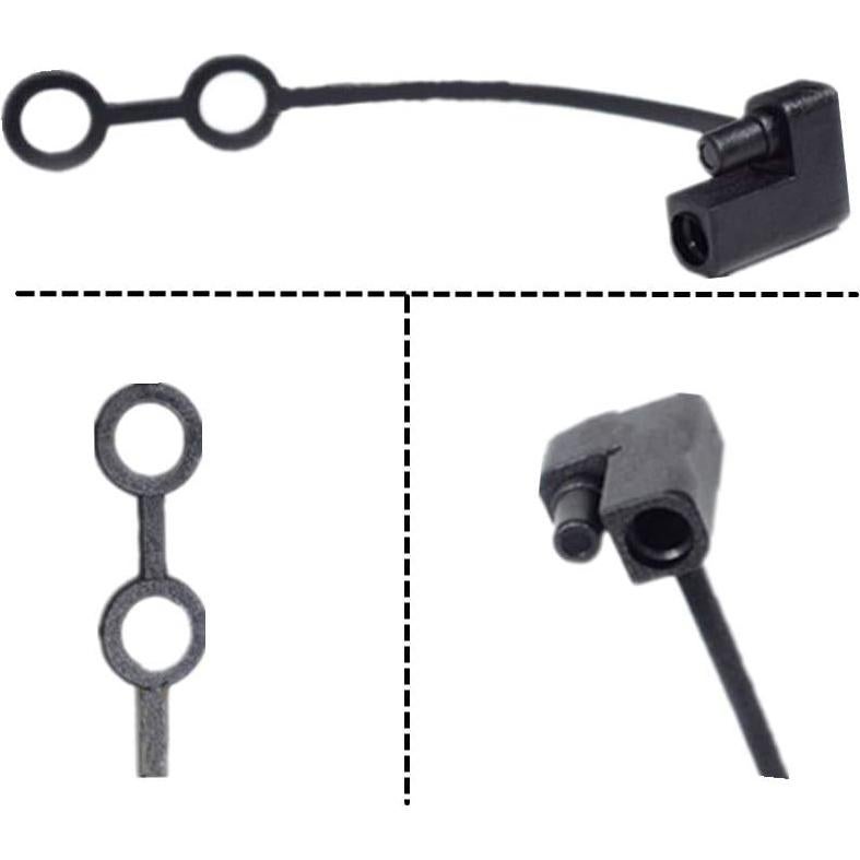 Tapa de Clavija SAE de 2 Pines BaaSid - Impermeable (15 Pzas)