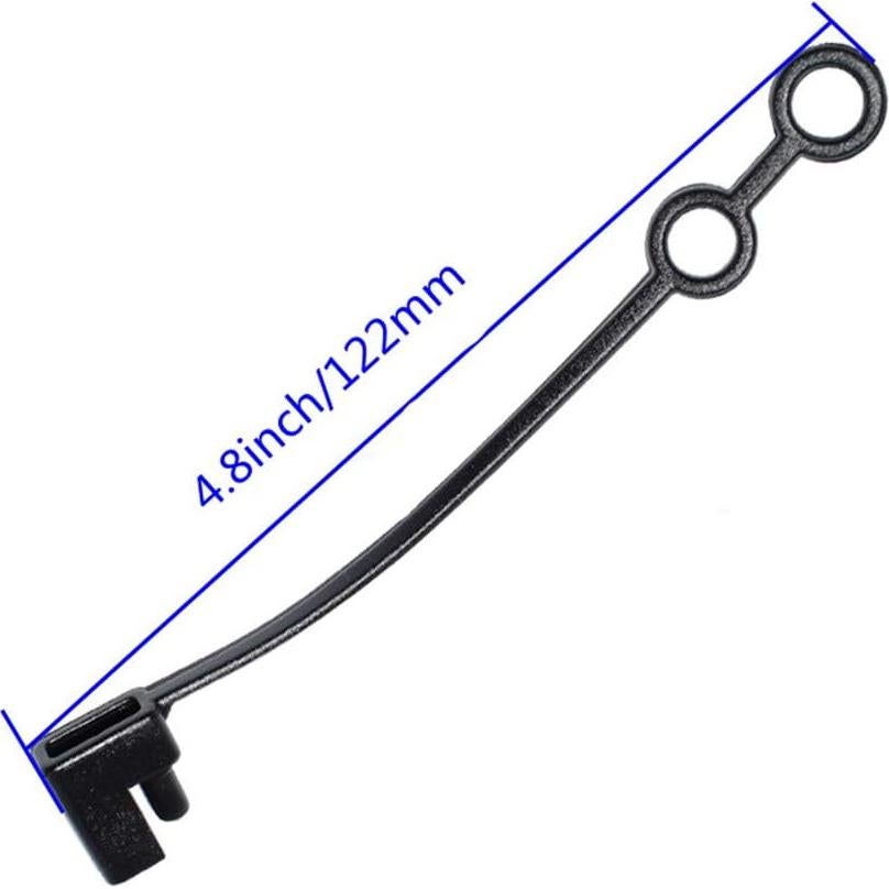 Tapa de Clavija SAE de 2 Pines BaaSid - Impermeable (15 Pzas)