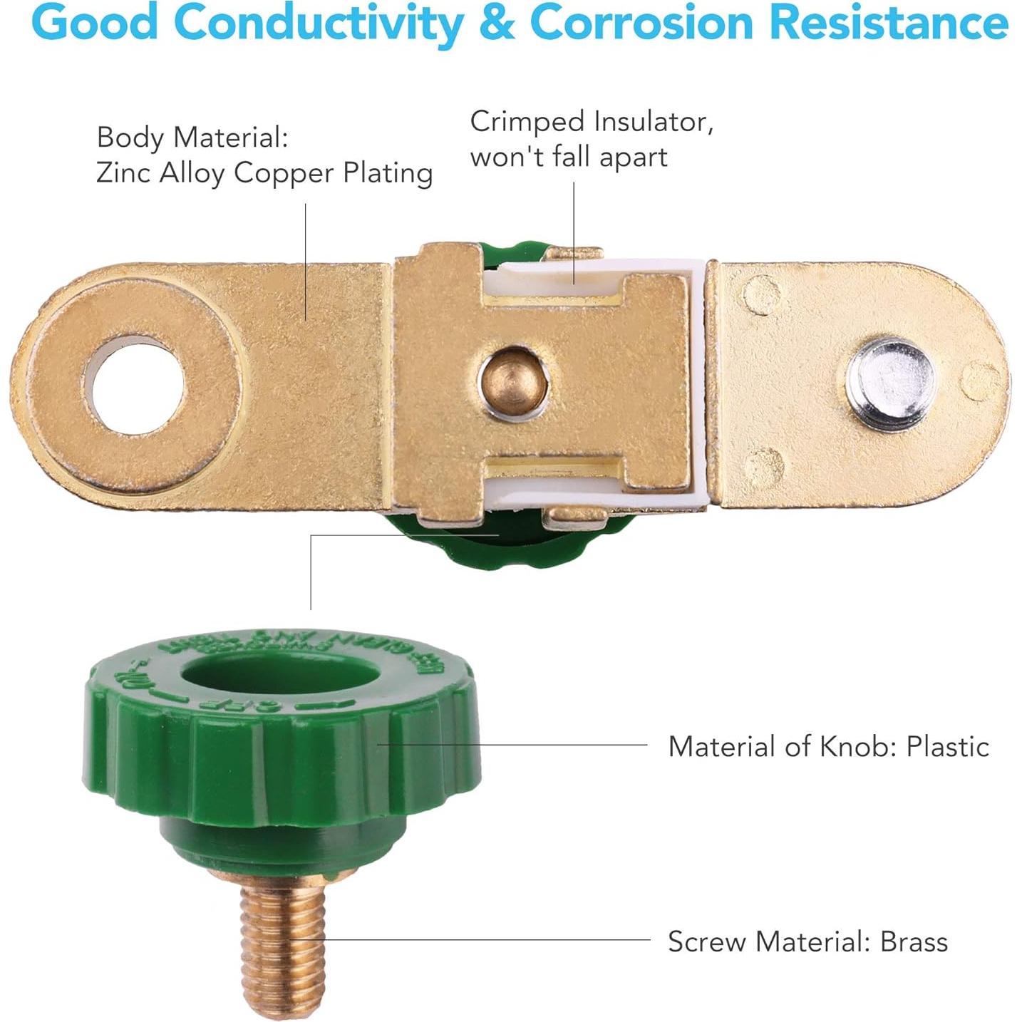 Interruptor de Desconexión de Batería LotFancy 12V 24V - 2 Pcs