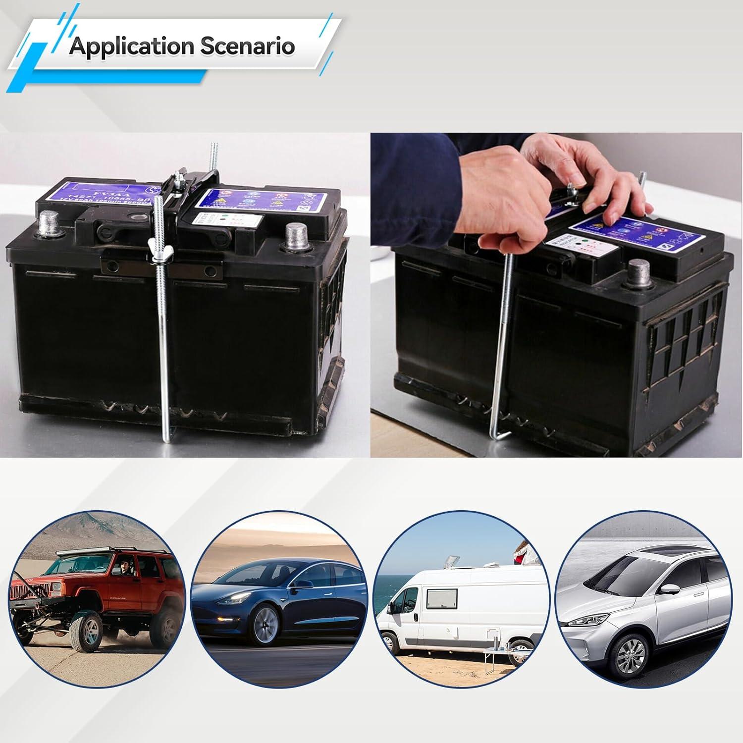 Kit de sujeción de batería OEMASSIVE 28x19cm ajustable