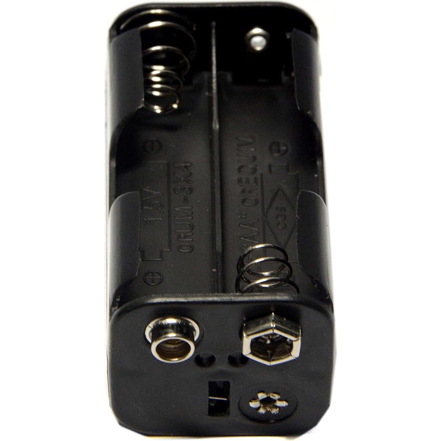 Soporte de Batería AA LAMPVPATH 4 Ranuras 3 Pcs 6V