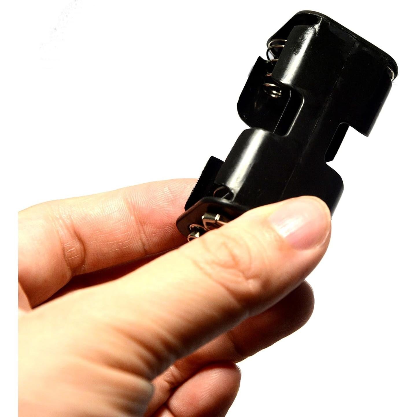 Soporte de Batería AA LAMPVPATH 4 Ranuras 3 Pcs 6V