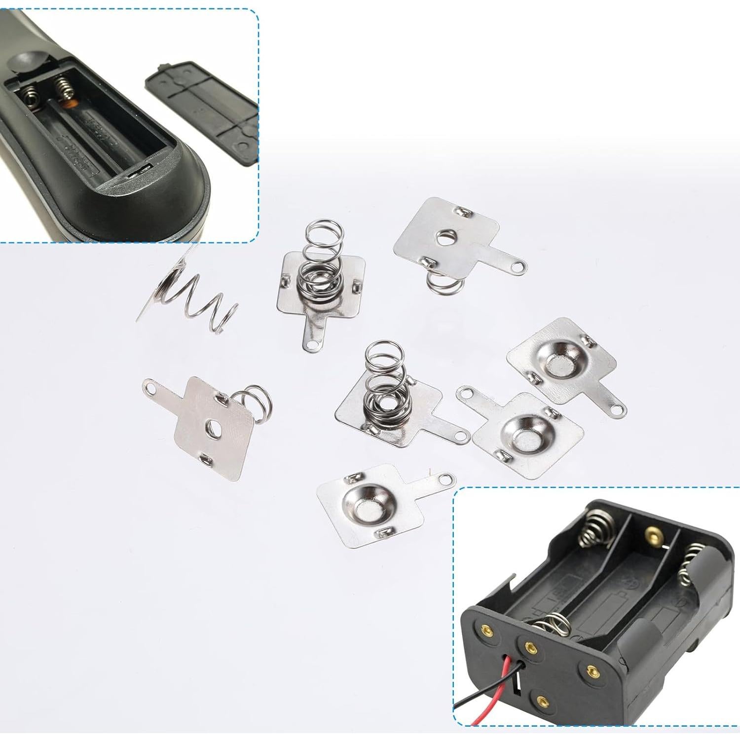 10 Pares de Resortes de Batería AA SynHHergyx - Inversión de Polaridad