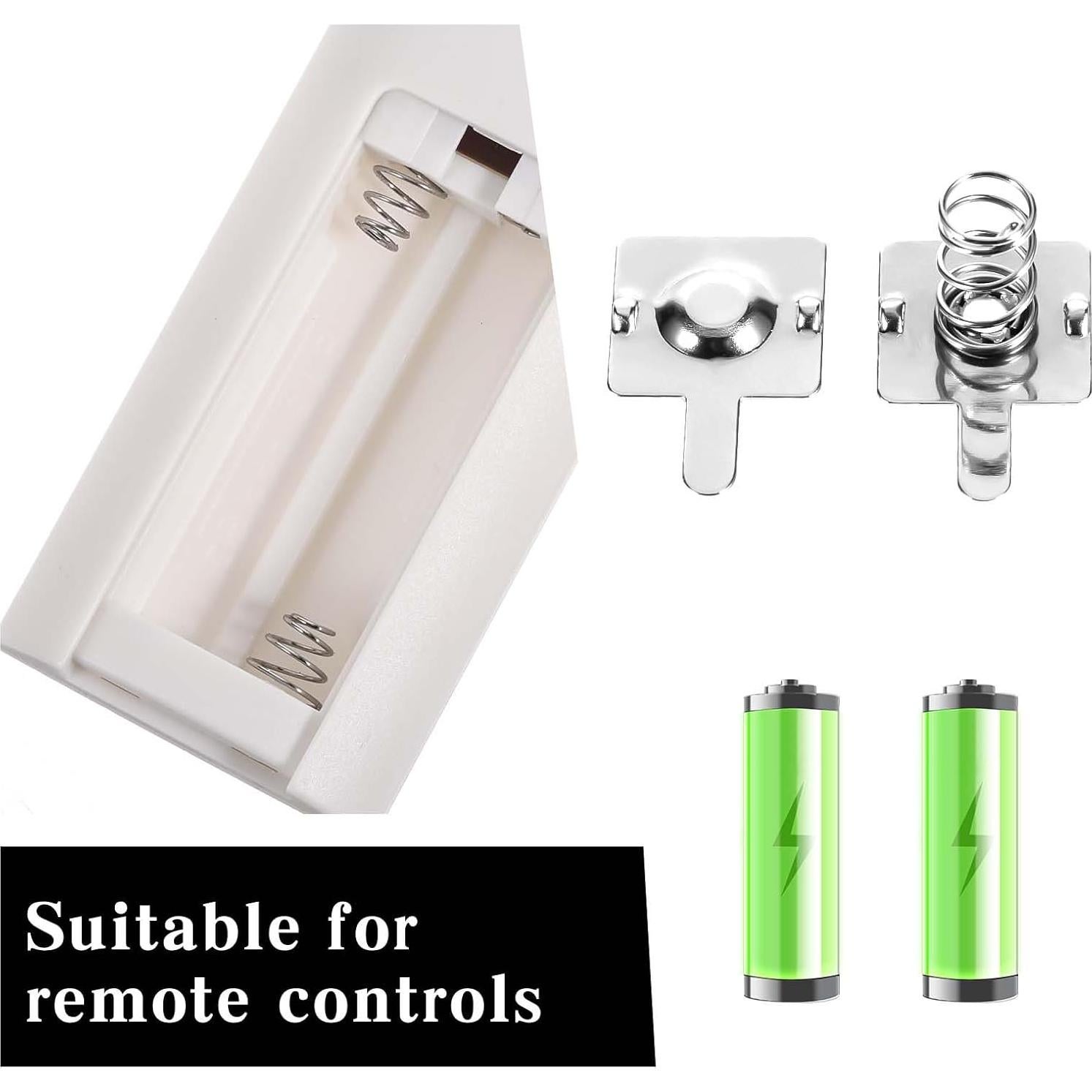 12 Pares de Resortes de Batería AA Psyqtsuary - Contacto Metal