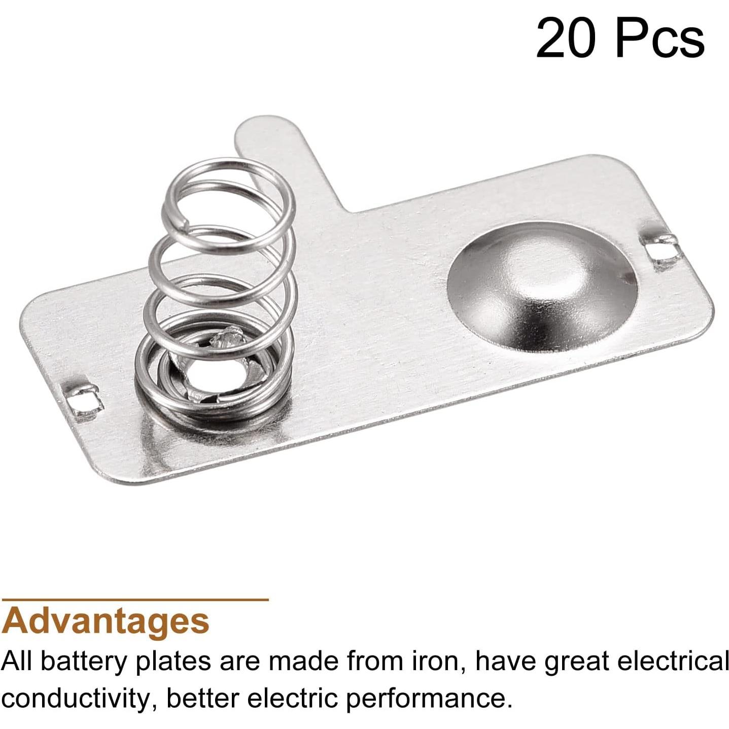 Placa de resorte de batería MECCANIXITY 28mm x 12mm - 20 Pcs