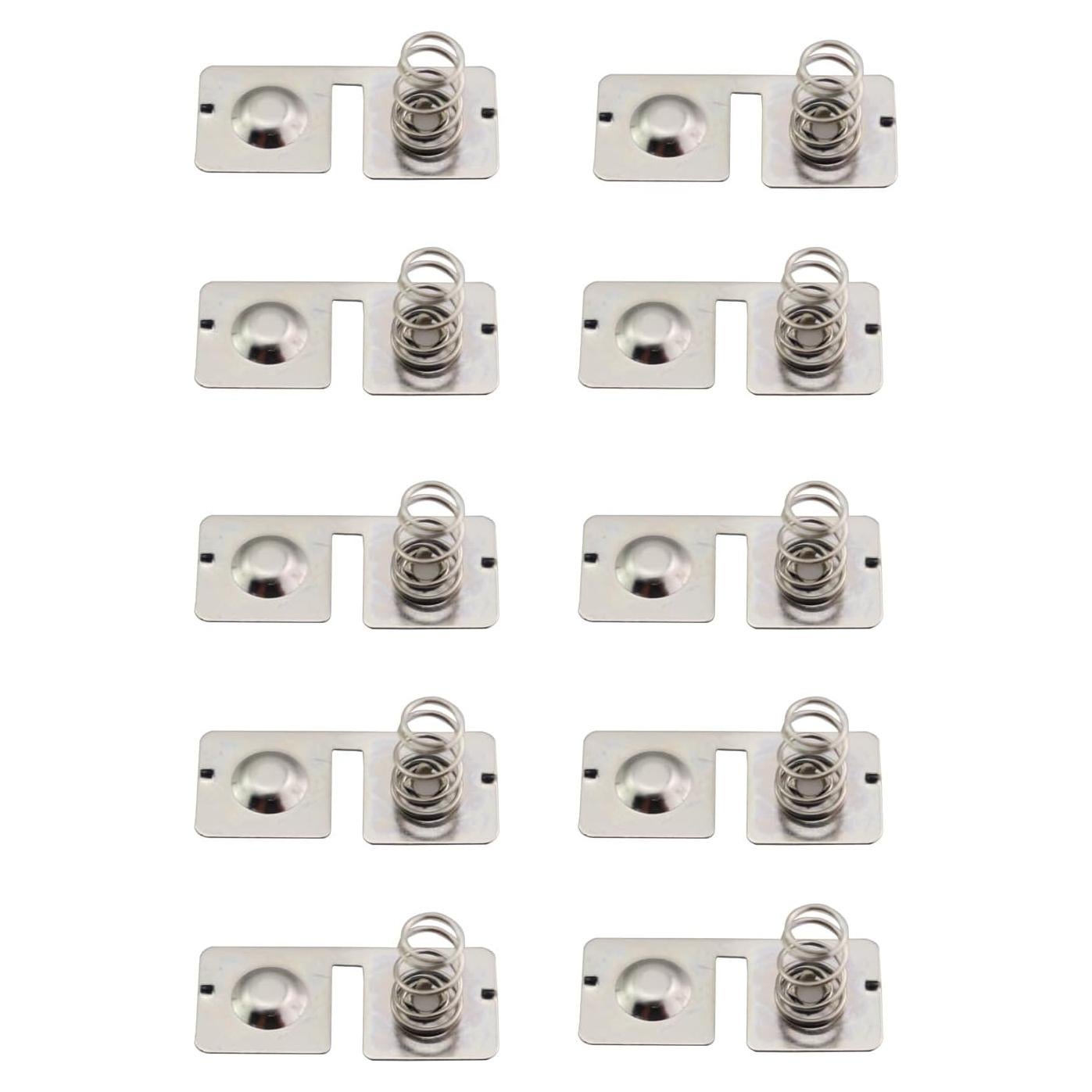 10 Resortes de Conversión para Batería AA ZHYOHEN 29x11mm