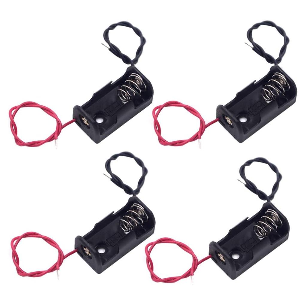 Paquete de 4 Soportes de Batería ER14250 3.6V con Cables
