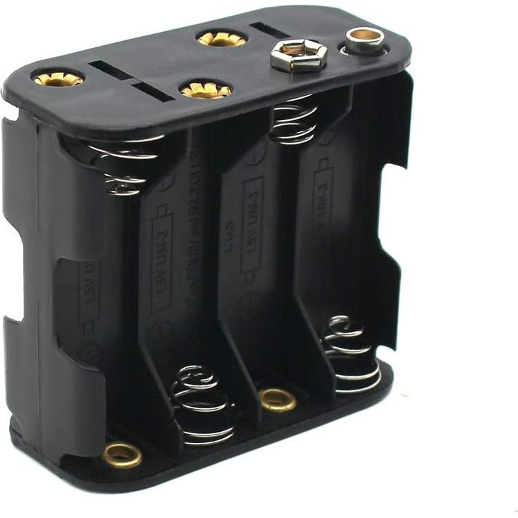 Paquete de 4 Soportes de Batería 8x AA MulticoloredLED 12V/9.6V