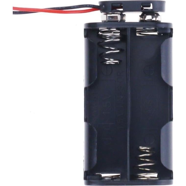 Soporte de Batería Hilitchi para 4 AA con Conector Tipo T