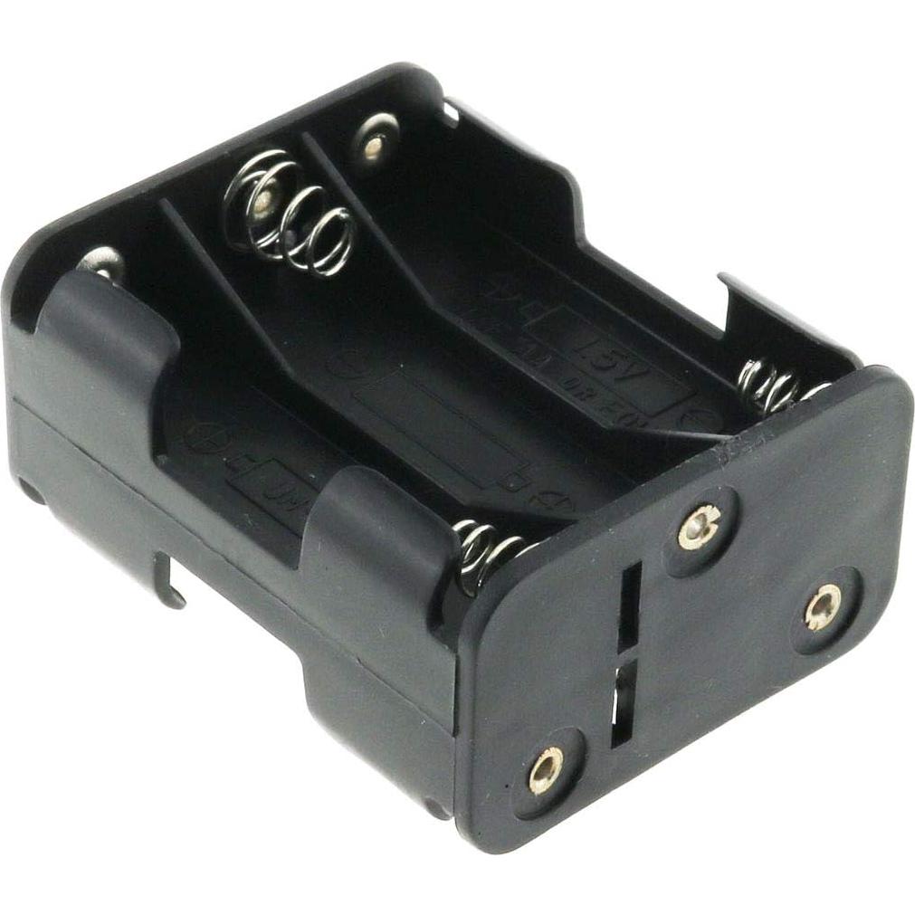 Soporte de Batería AA E-outstanding 2 Set 6V Negro