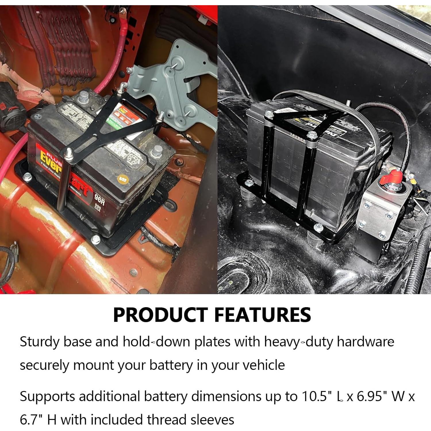 Soporte Universal para Batería Optima RiAiCiING BAP004-BK