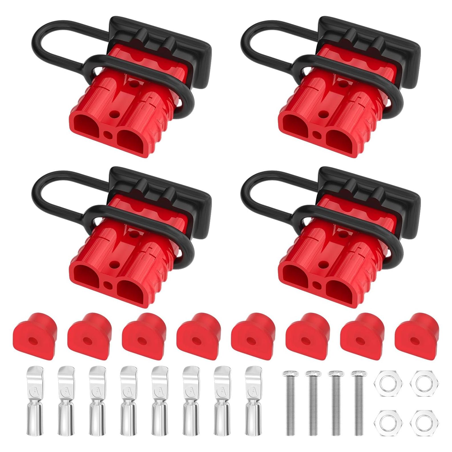 Conector Rápido de Batería 50A RVBOATPAT 12-36V 4PCS