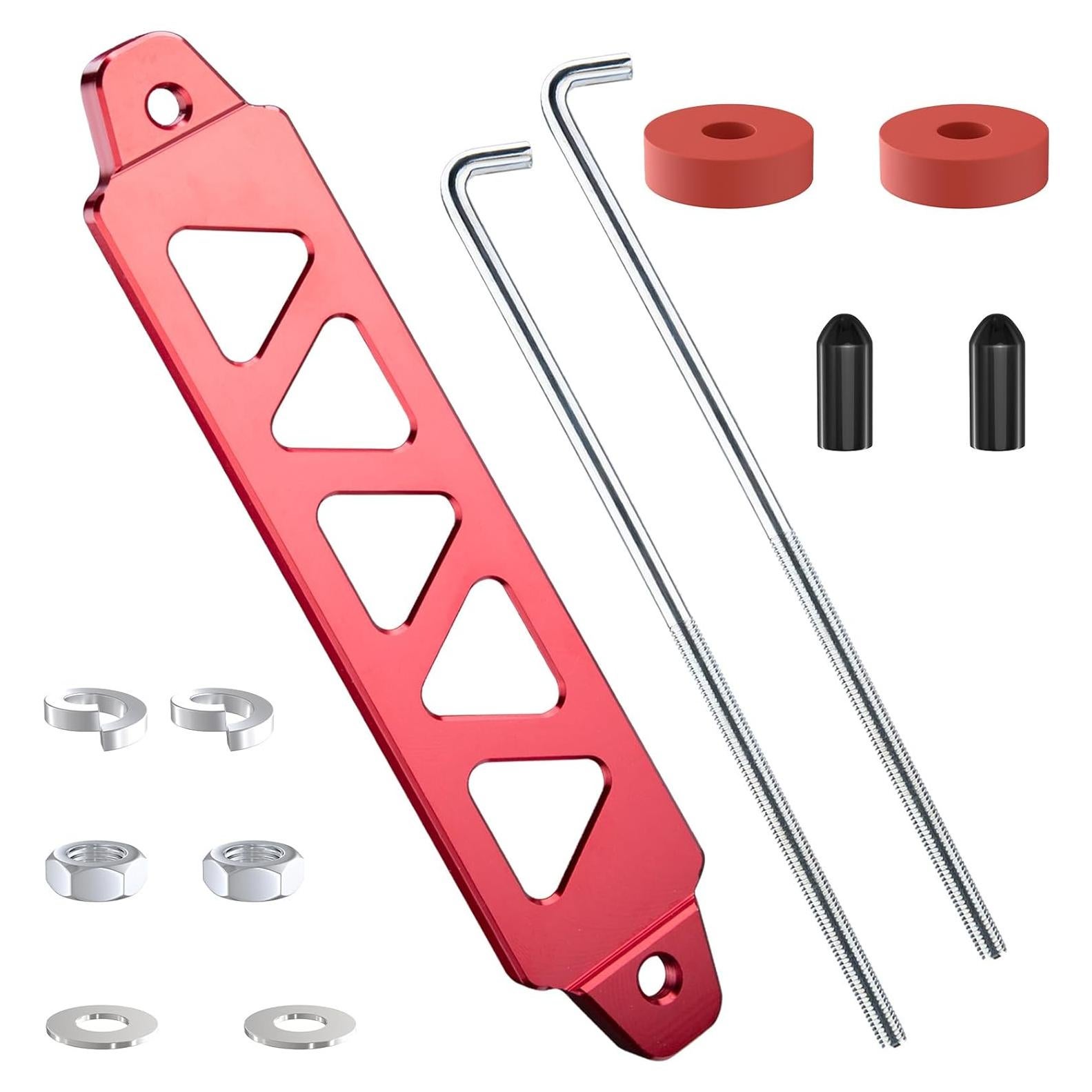 Soporte de Batería BFXM Rojo Universal 21.6 cm con Ganchos