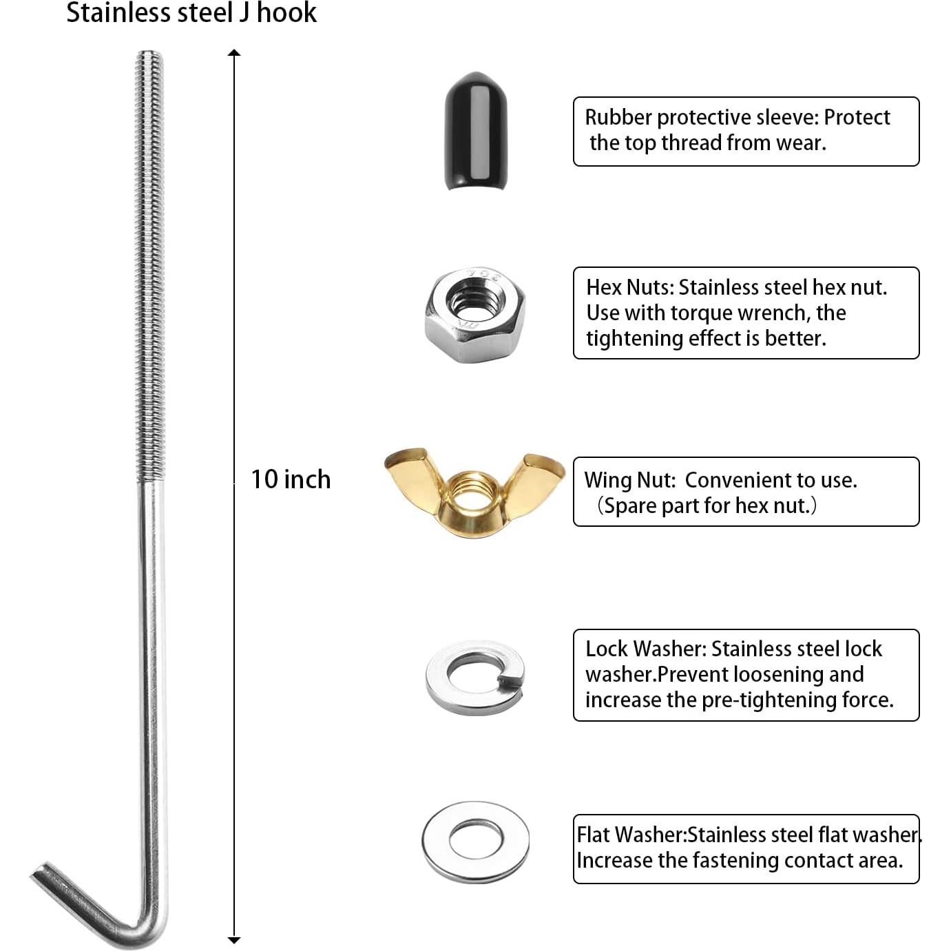 Soporte de Batería Ajustable ARONOVA 10" (25.4 cm) Acero Inoxidable