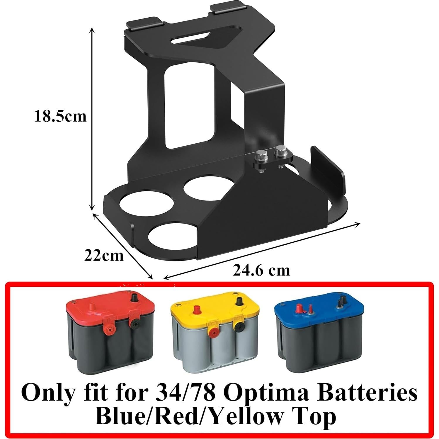 Bandeja de Batería Universal Haocute para Optima 34/78