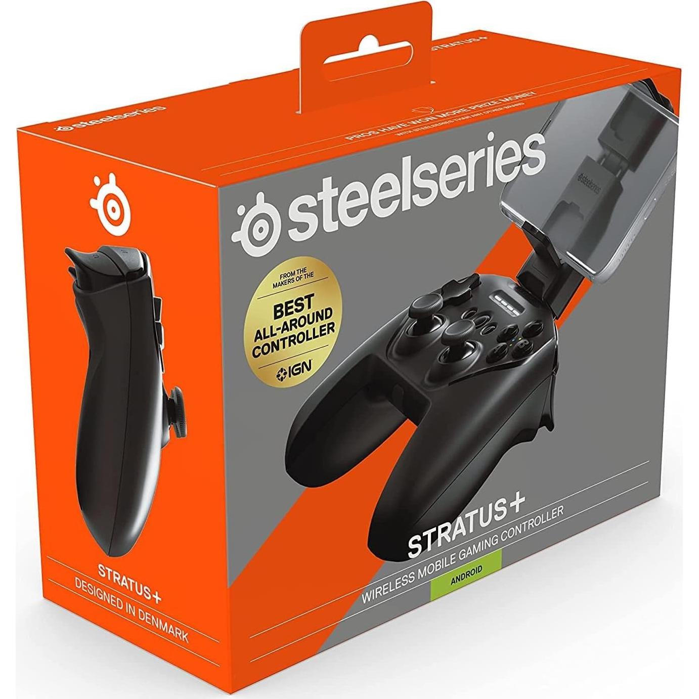 Controlador Bluetooth SteelSeries Stratus+ para Android y PC