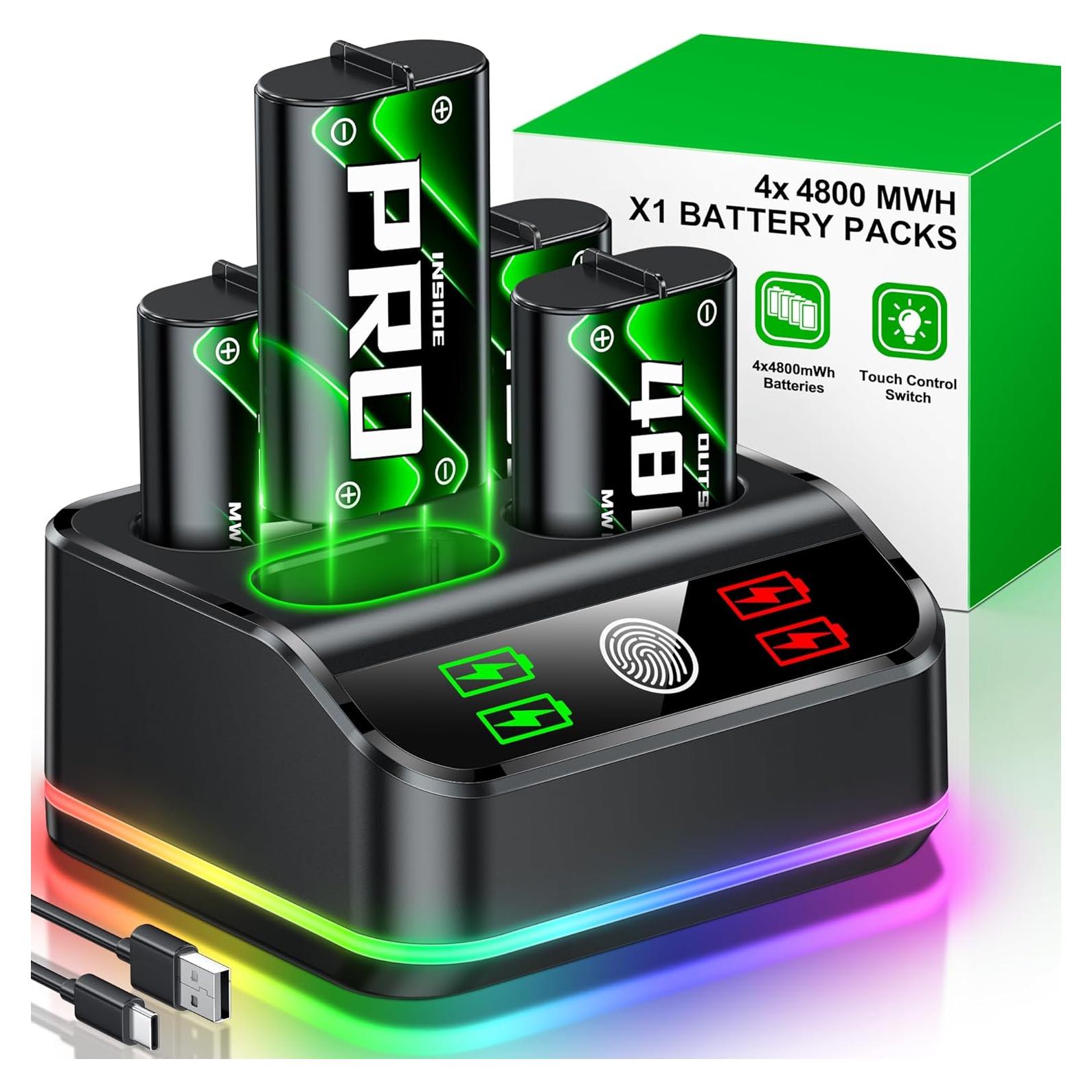 Estación de Carga GAMSINGY para Baterías Recargables Xbox One