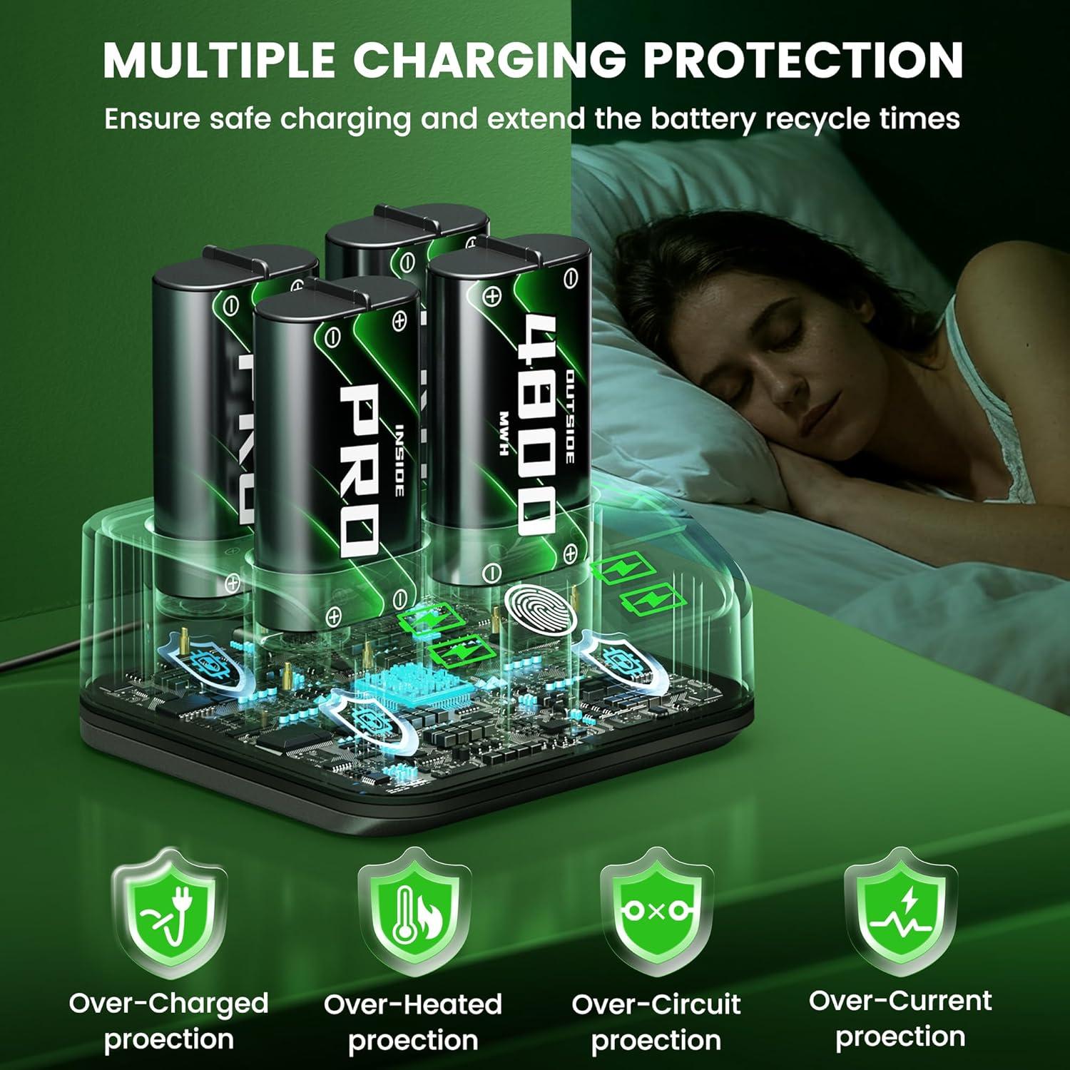 Paquete de Baterías Recargables DINOSTRIKE para Xbox