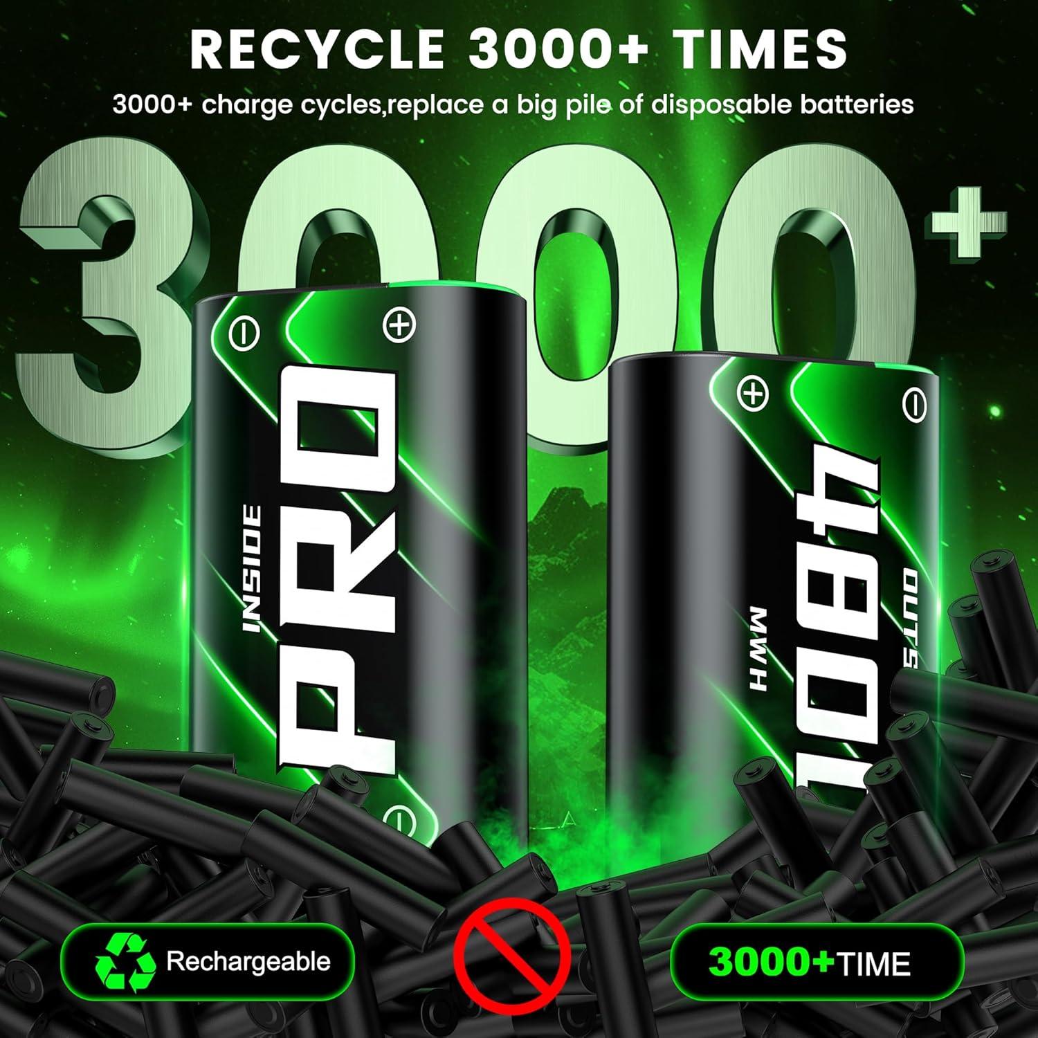 Paquete de Baterías Recargables DINOSTRIKE para Xbox