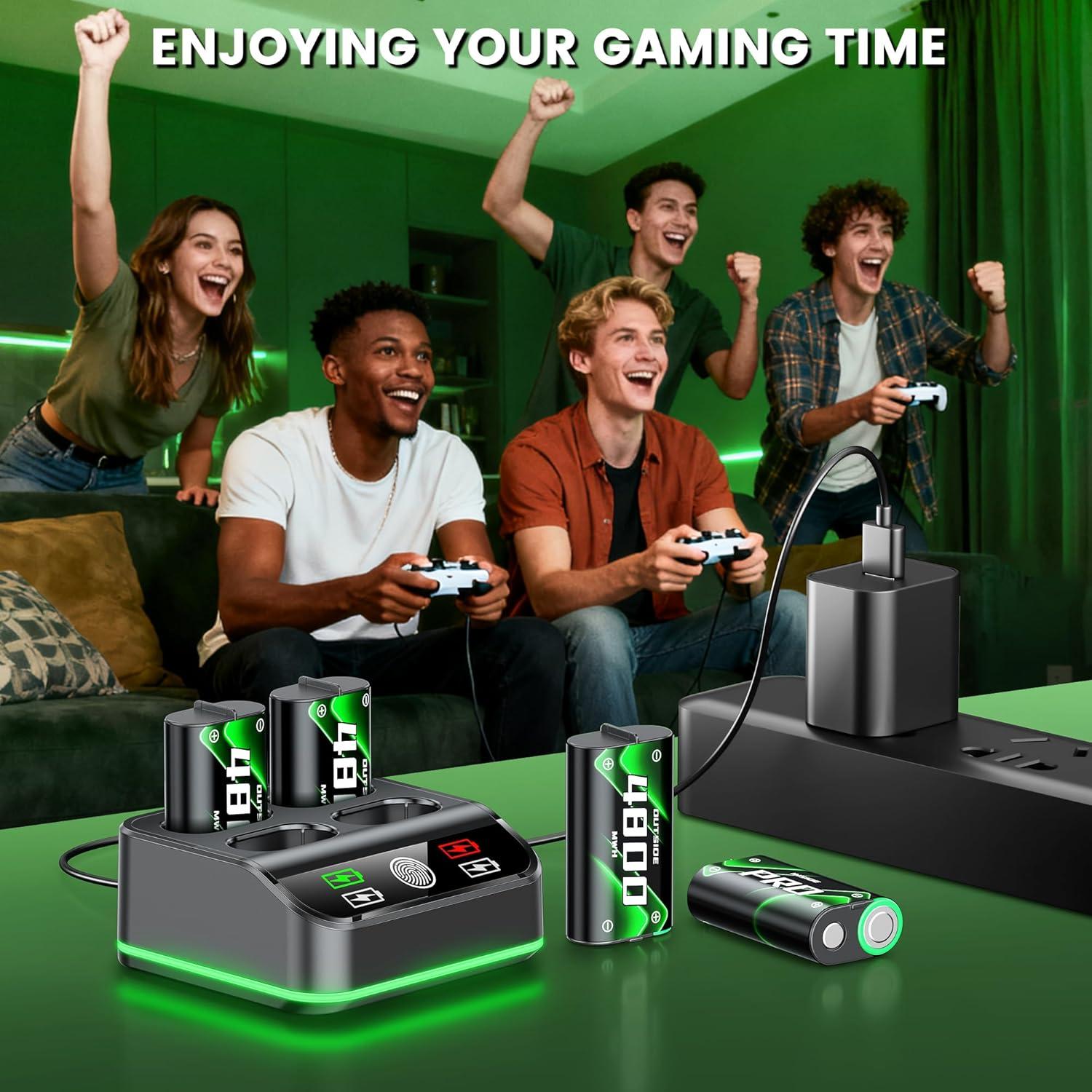 Paquete de Baterías Recargables DINOSTRIKE para Xbox