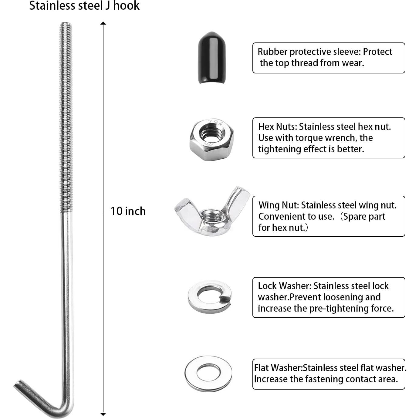 Soporte de Batería ARONOVA AL1420-10-SV con Pernos de 25cm