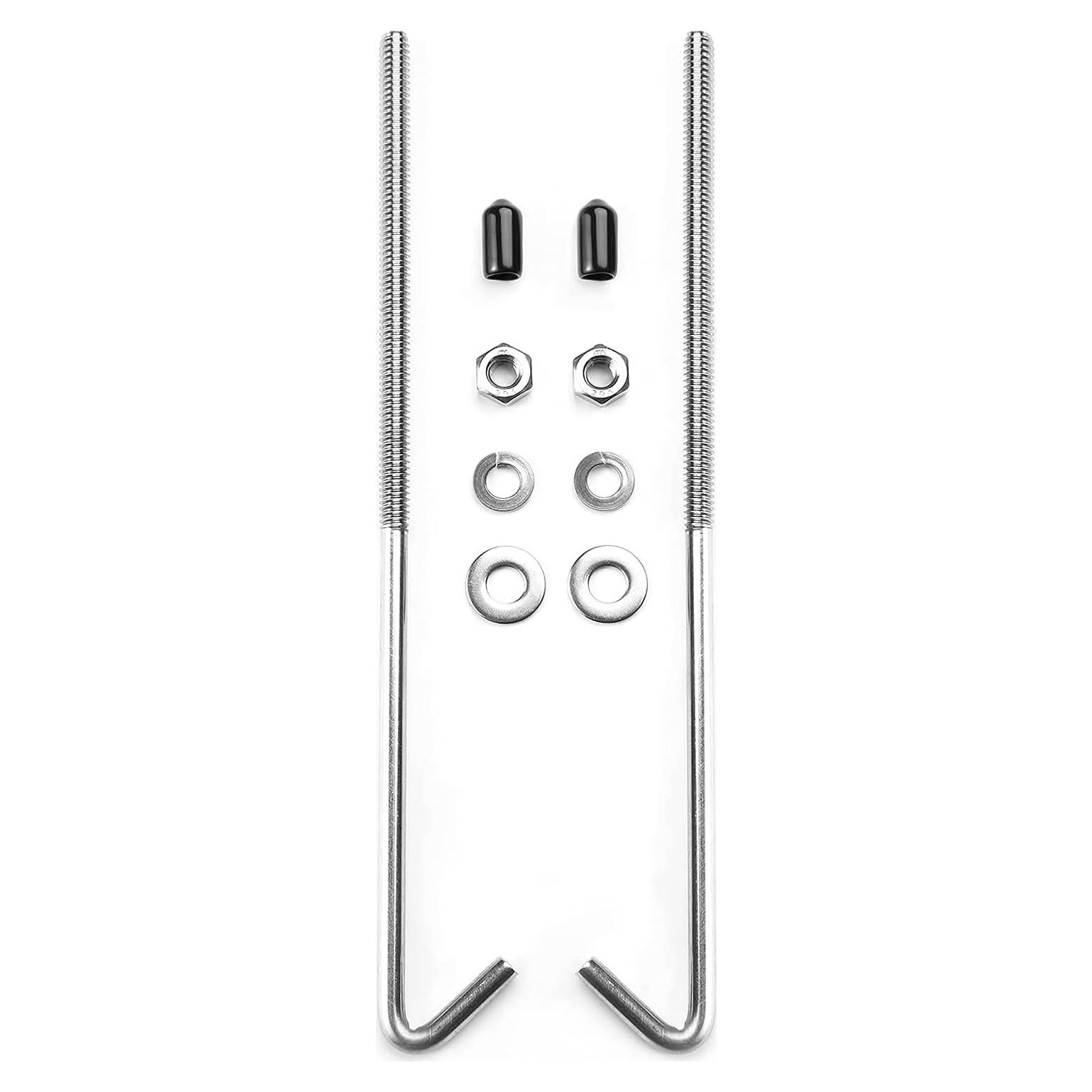 Tornillos de sujeción de batería en J ARONOVA 20.32 cm acero inoxidable